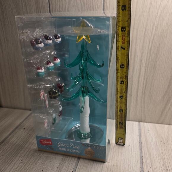 Disney Lelo And Stitch Glass Christmas Tree Light Up Table Top Holiday Decor - Picture 8 of 11